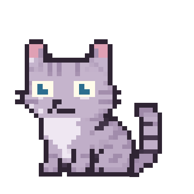 Лиловый кот